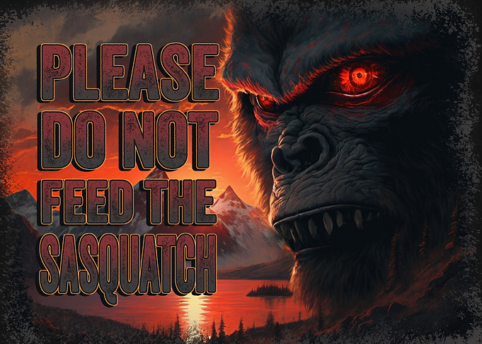 Dont Feed The Sasquatch