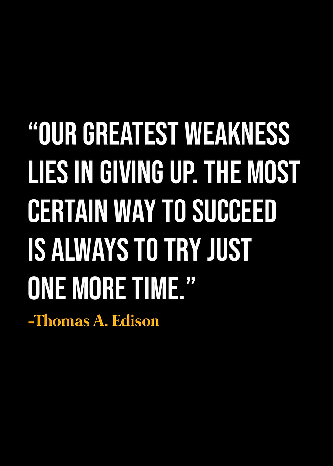Thomas A Edison Quote