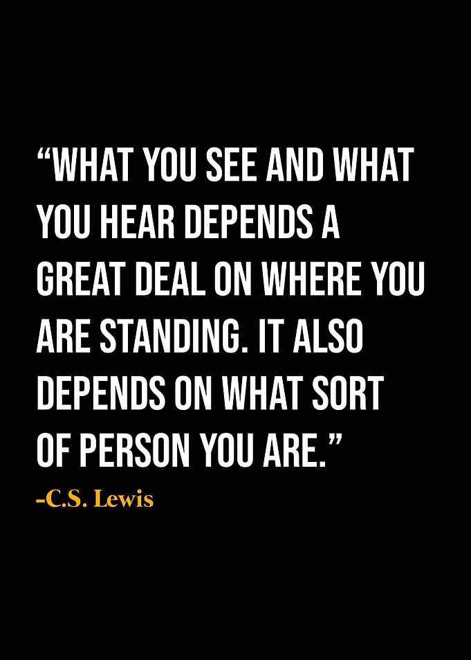 C S Lewis Quote