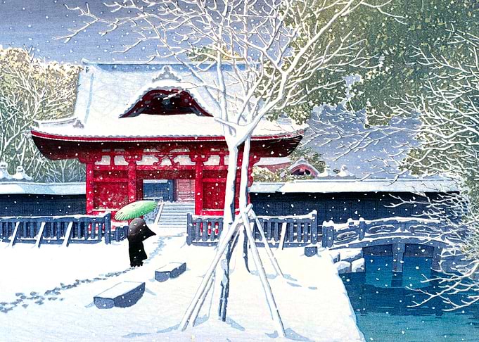Shiba Park in Snow