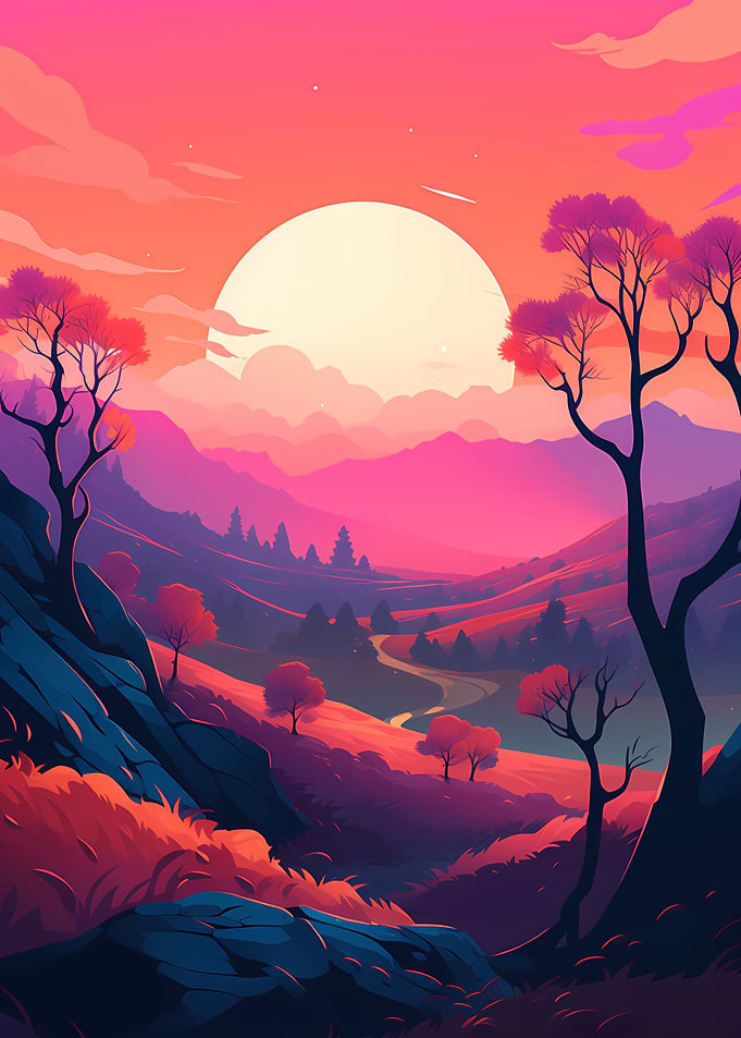 Colorful minimalism