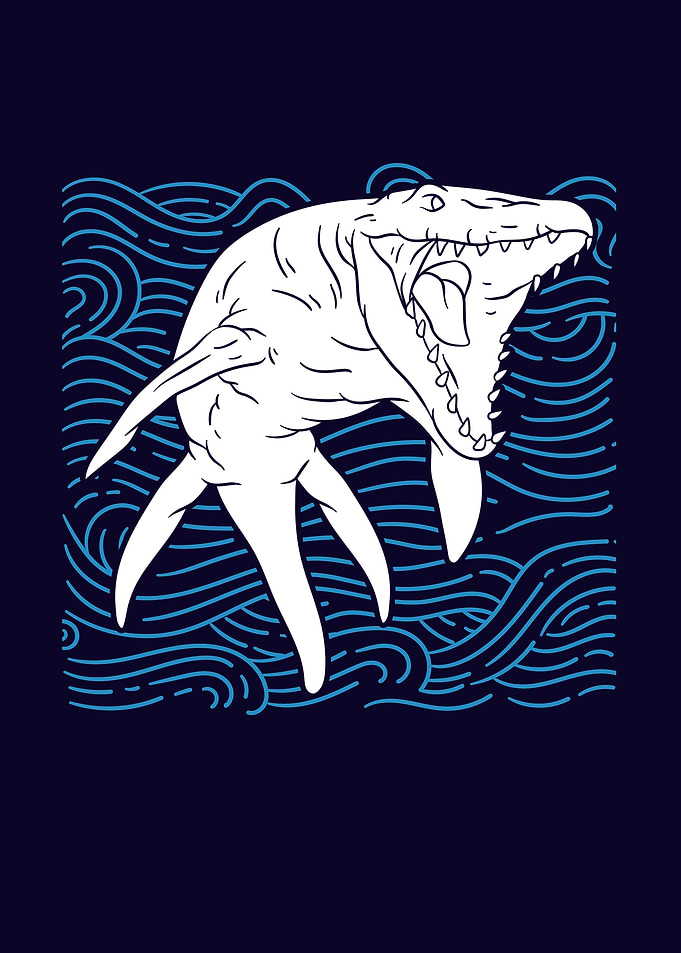 Mosasaurus Dinosaur