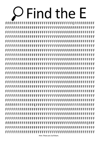 Find the E in F