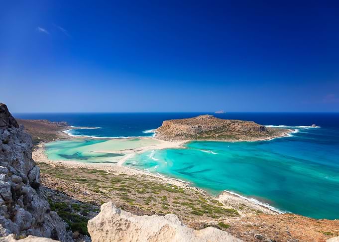 Balos lagoon Crete Island