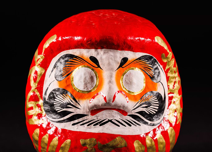 An old daruma doll
