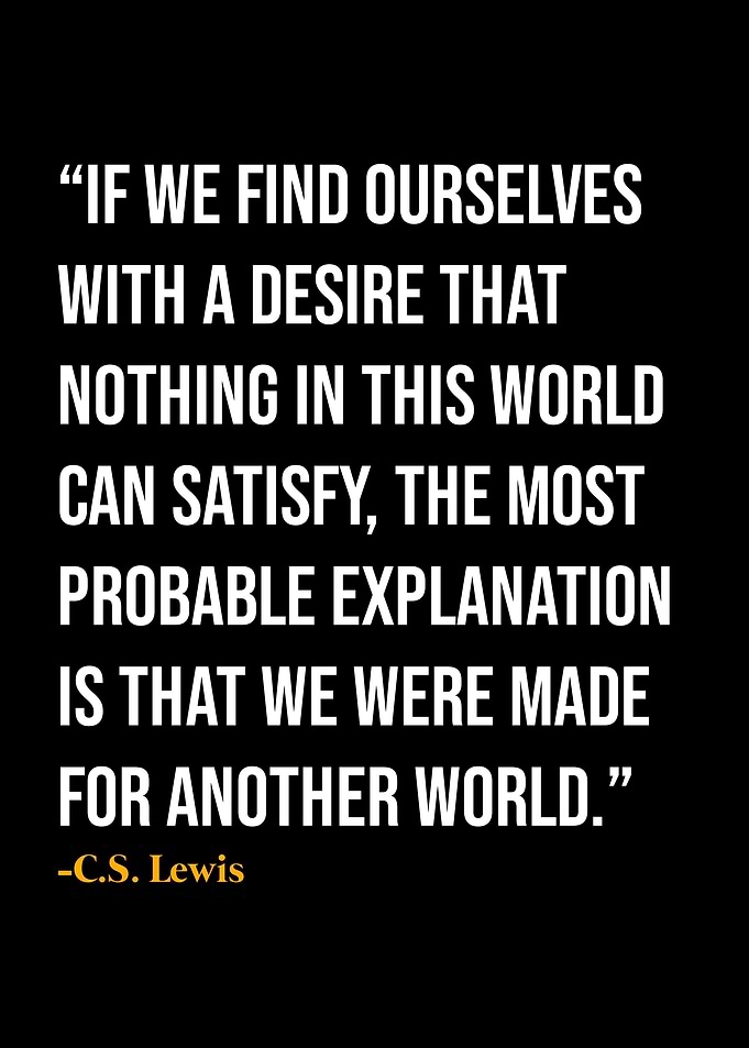 C S Lewis Quote