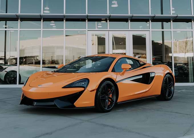 Orange McLaren Sport Car