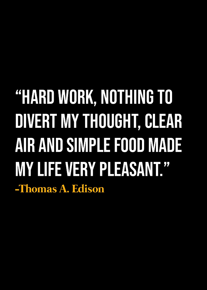 Thomas A Edison Quote