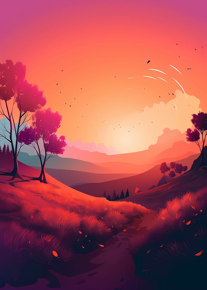 Colorful minimalism