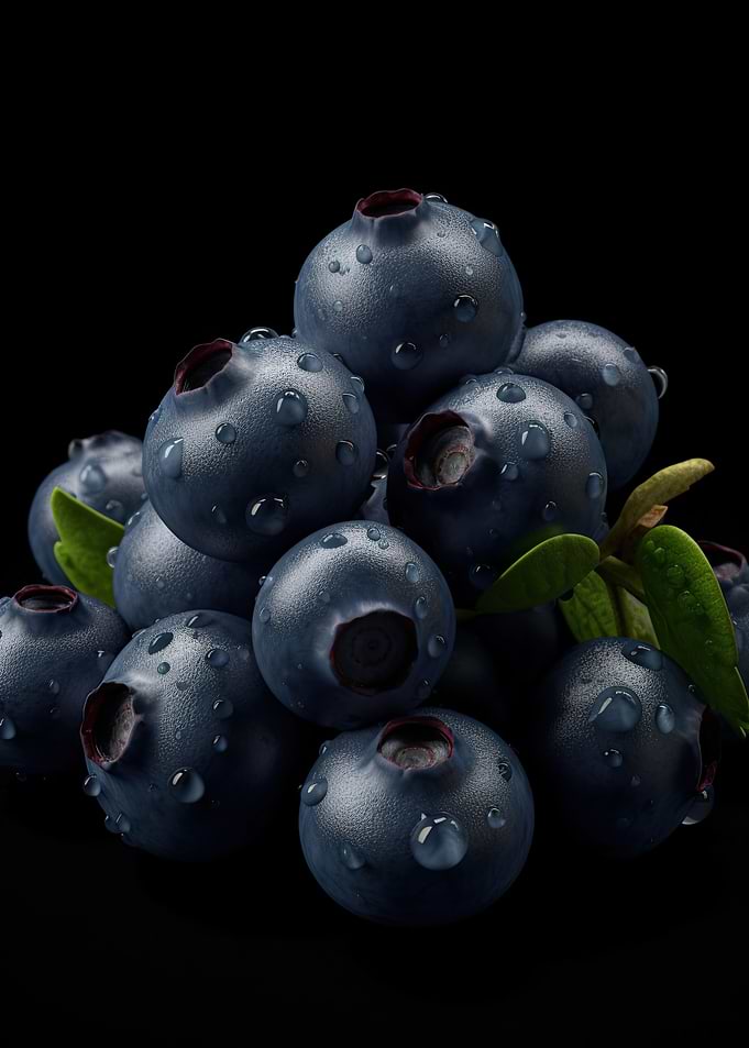 Blueberries in the Rain