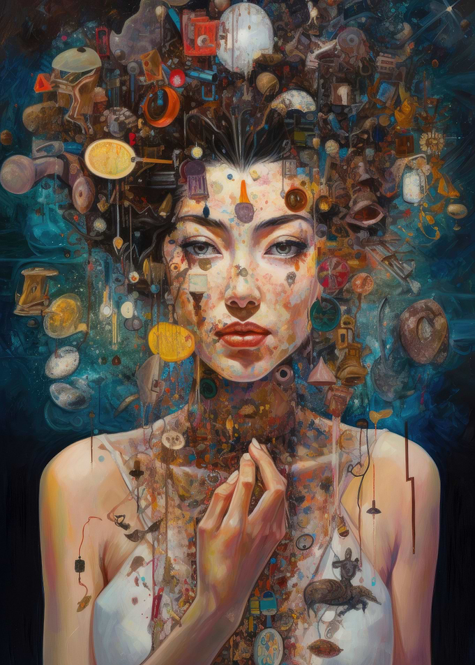 Grapic Art Portrait Woman