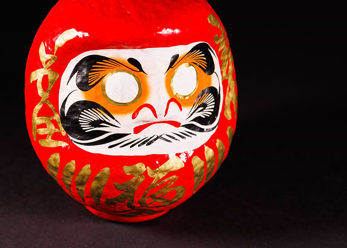 An old daruma doll