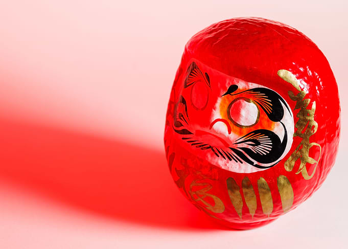 An old daruma doll