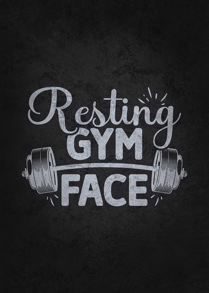 Resting Gym Face