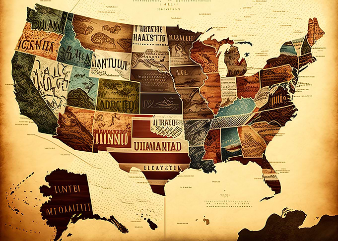 Map United States