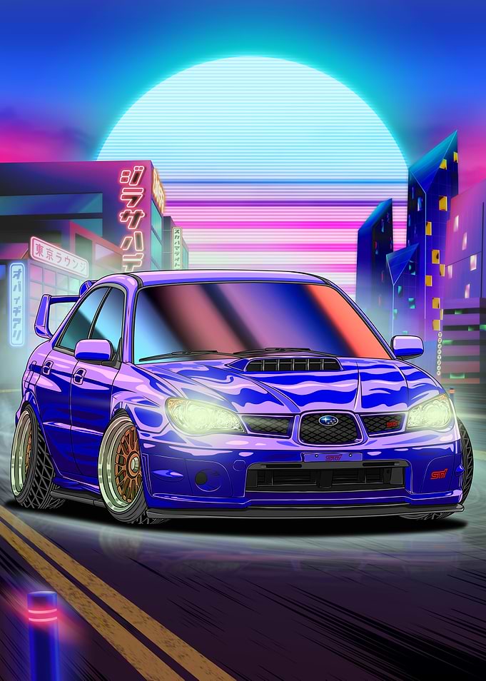 Subie Impreza Cyberpunk