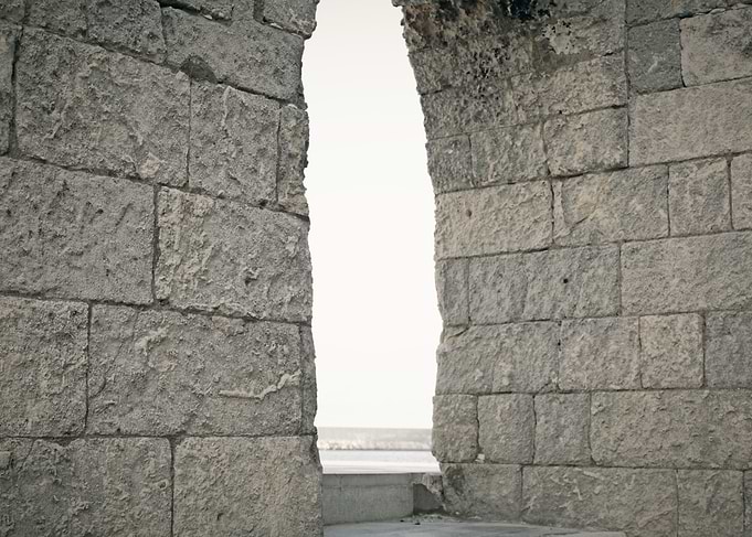 Passageway into the wall