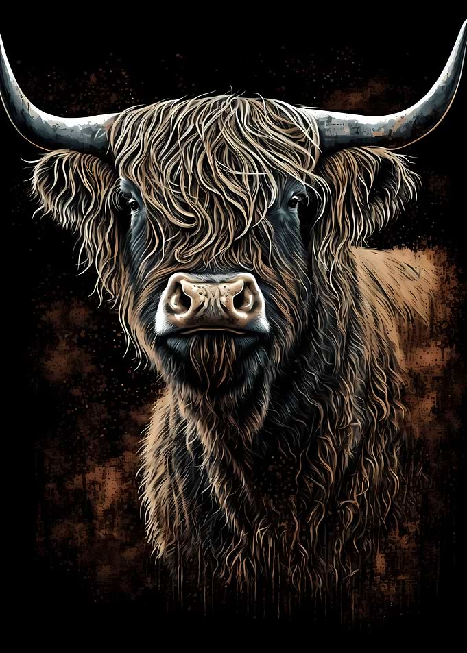 Magic Highland Cow