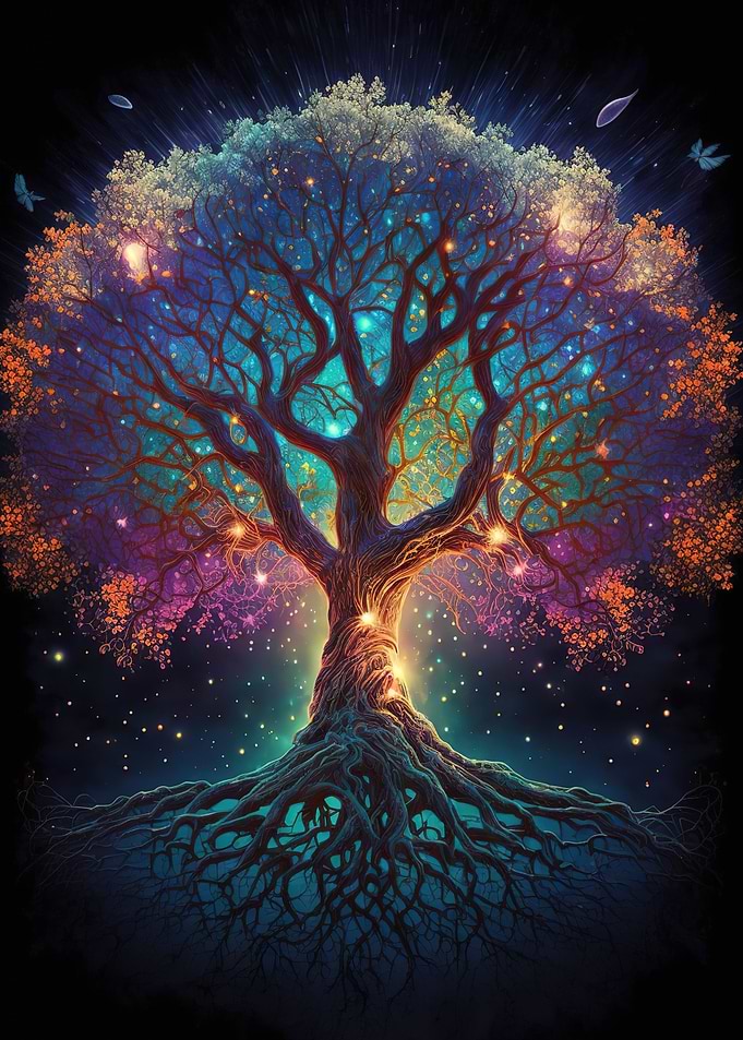 colorful tree
