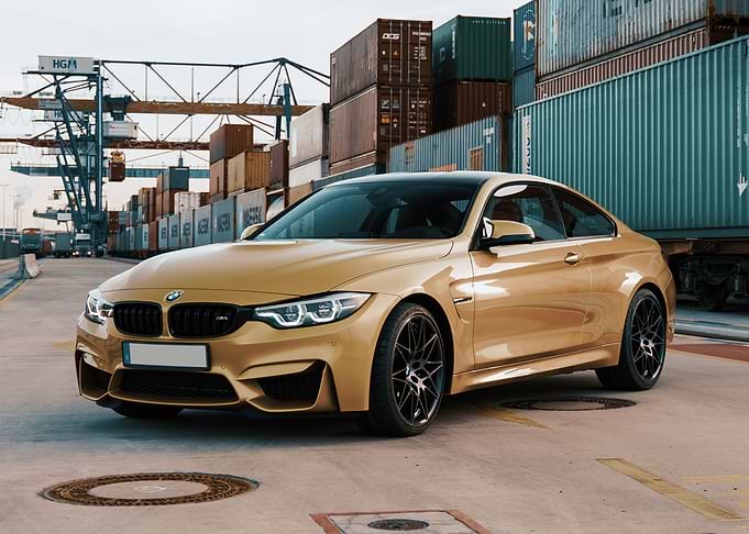 Brown BMW Sport Car