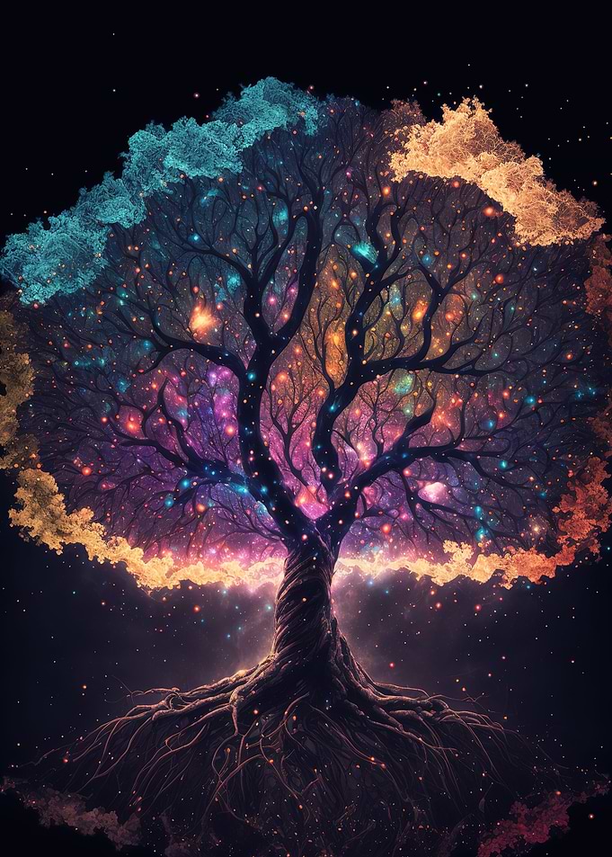 colorful tree