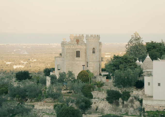 Ostuni panorama tower day