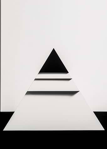 Black and White pyramid