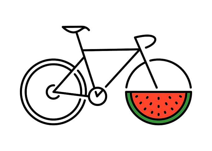 Bicycle Watermelon