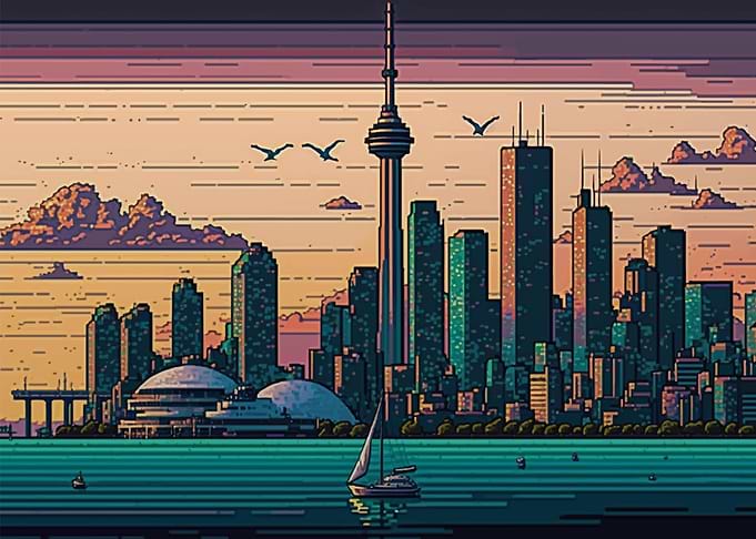 Toronto Pixel art