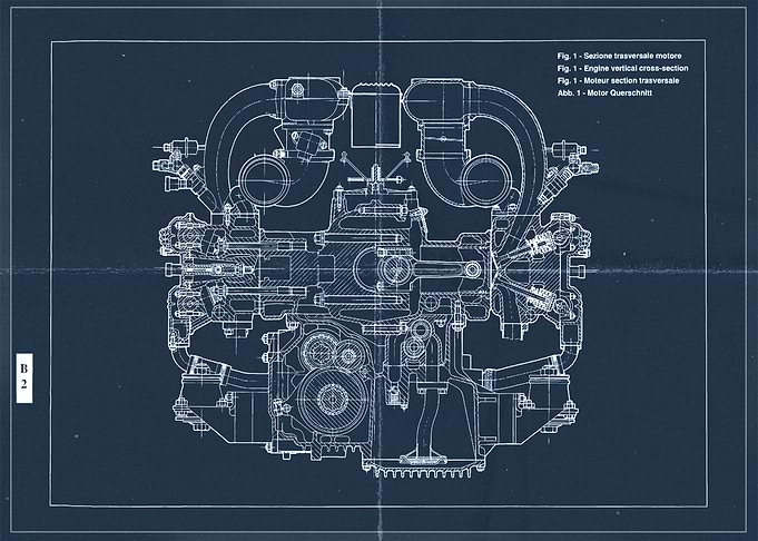 Ferrari 512 Engine