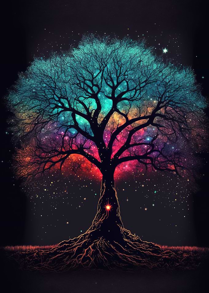 colorful tree