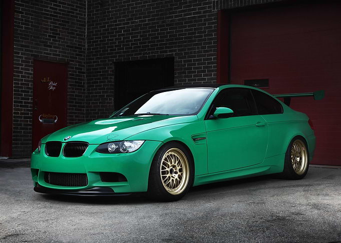 Green BMW Sport Car