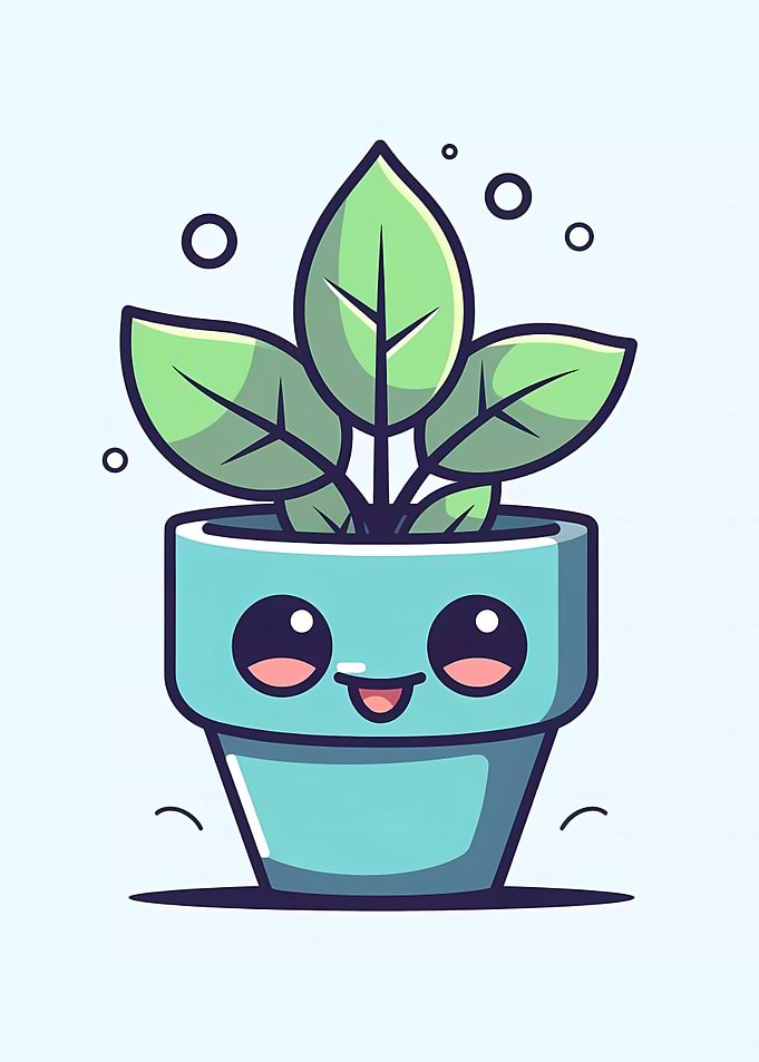 Cute Minimalist Pot Plant