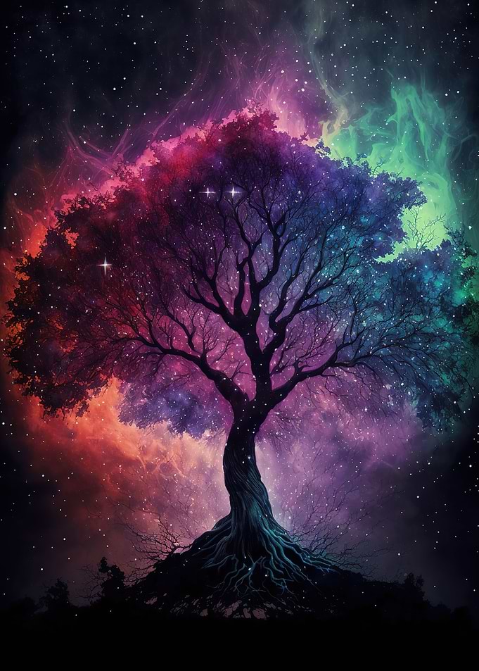 colorful tree