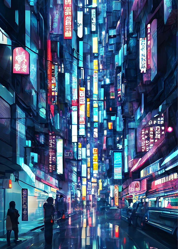 Scifi Futuristic Street