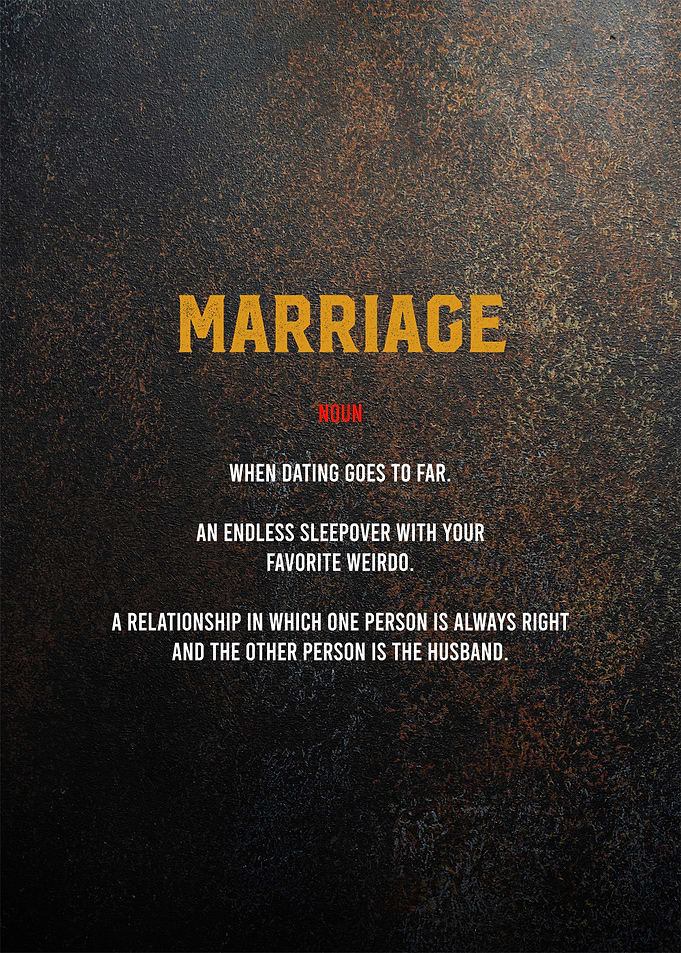 mariage text art