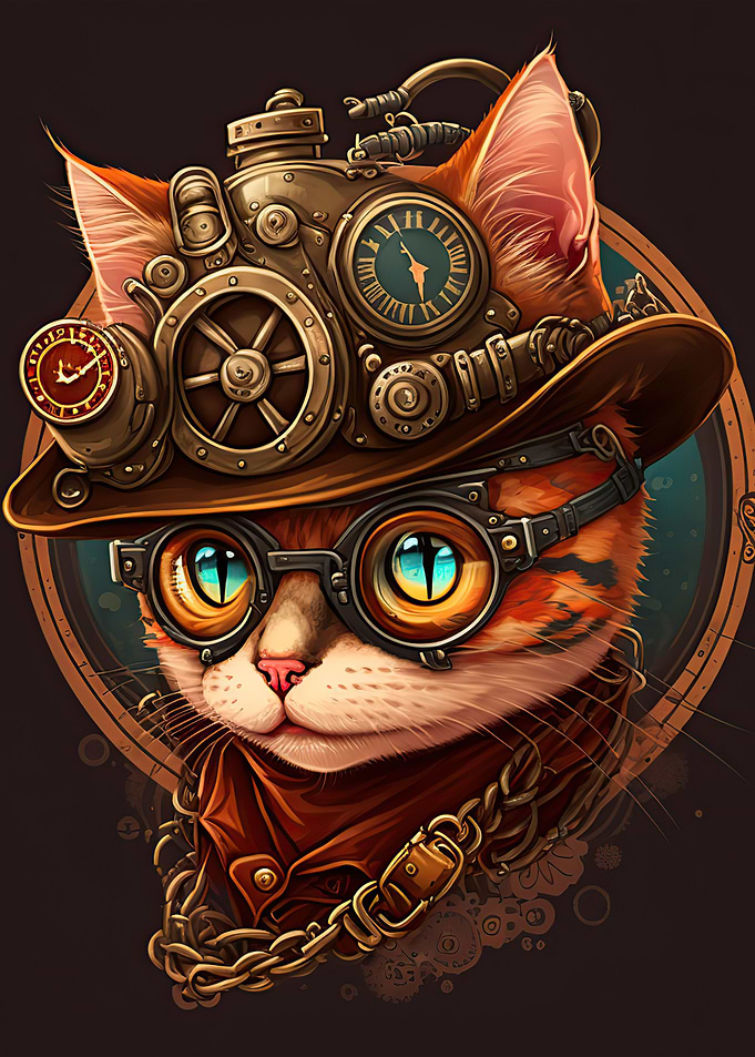 Steampunk Cat
