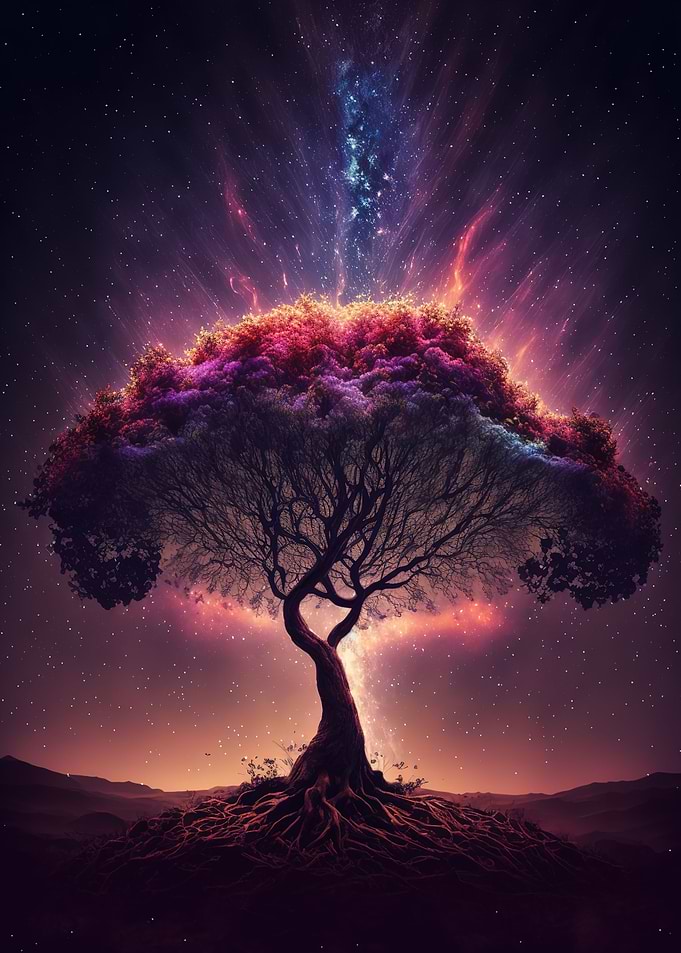 colorful tree