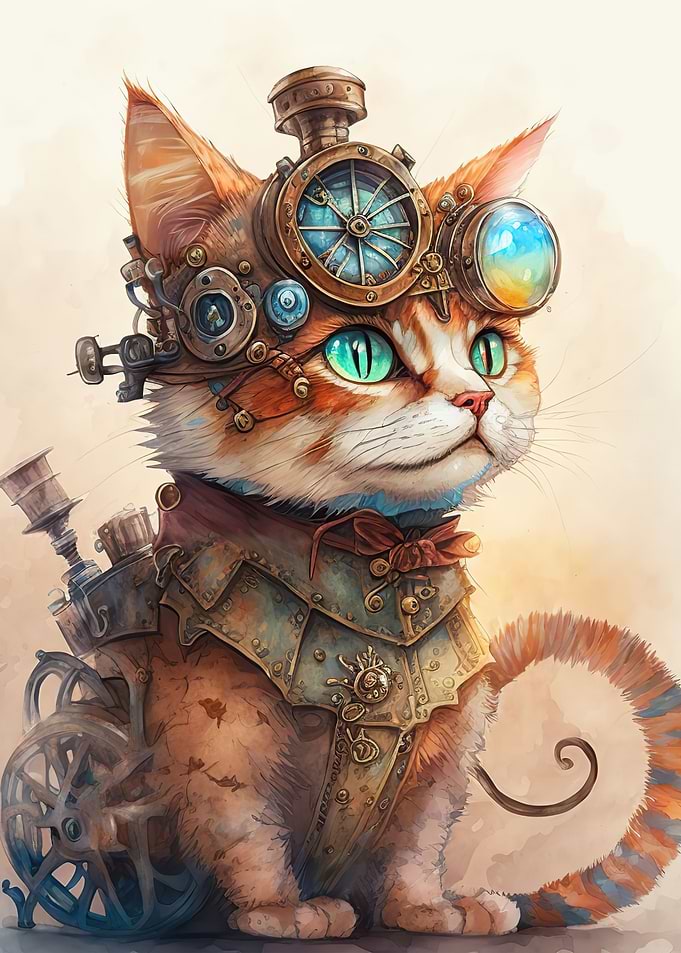 Steampunk Cat