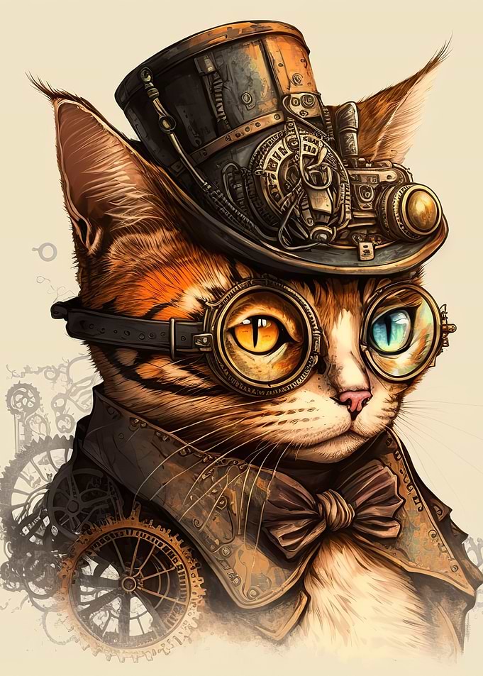 Steampunk Cat