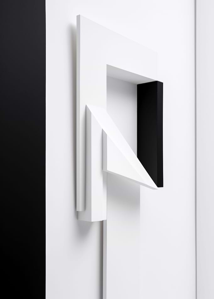 White black abstract