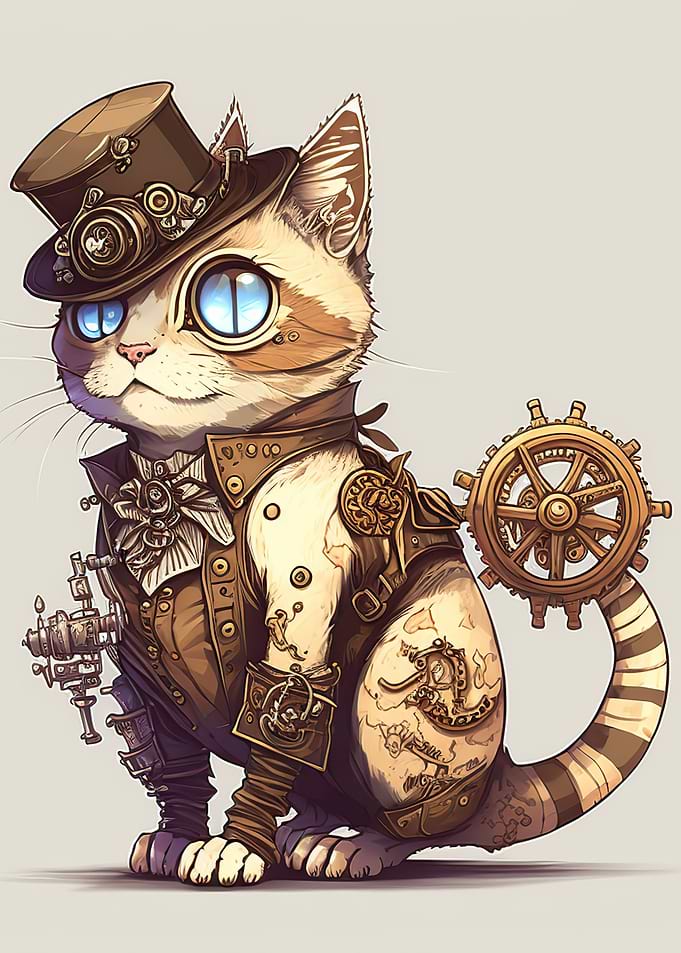 Steampunk Cat