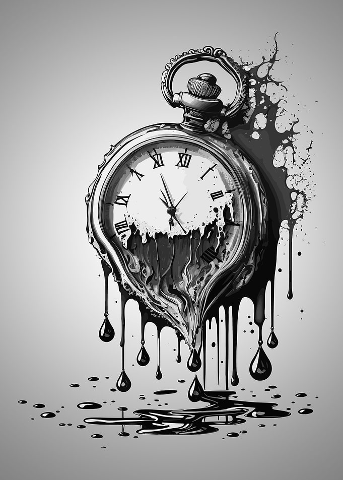 Ink Pocket Watch