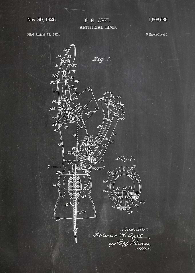 artificial limb patent