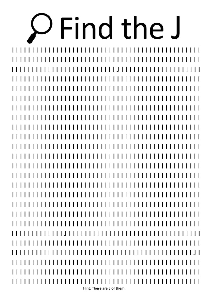 Find the J in I