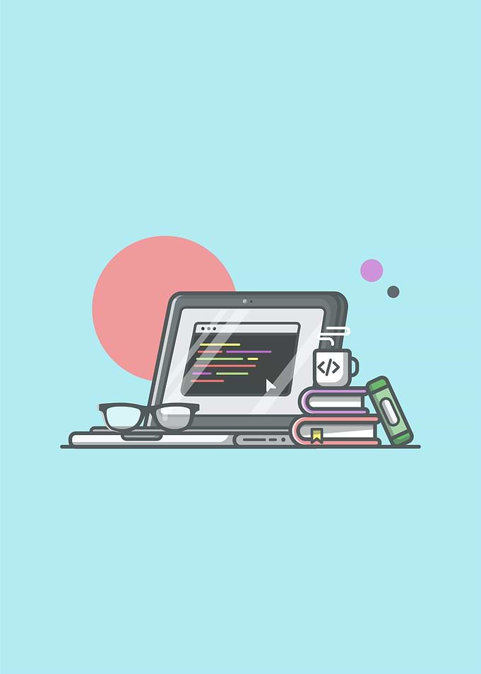 Laptop Book And Coffee