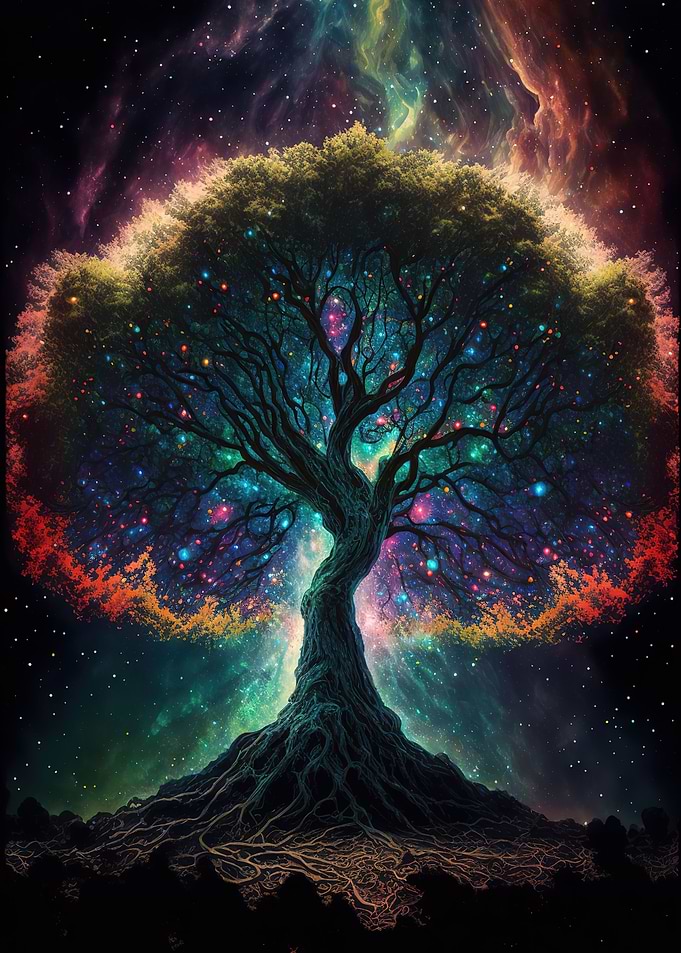 colorful tree