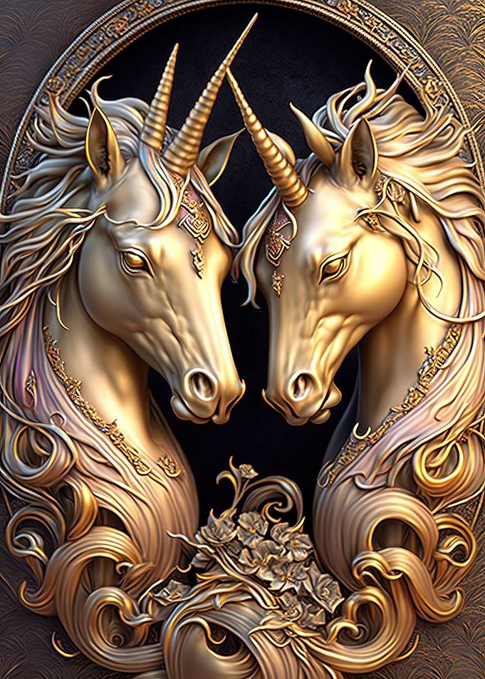 Unicorns Golden Card