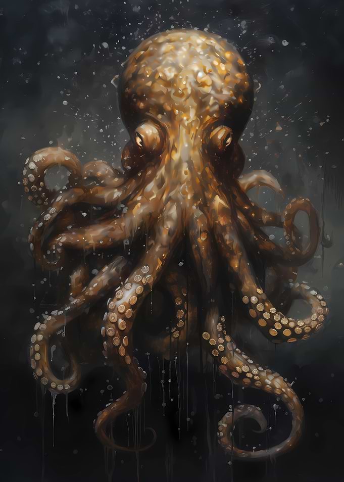 Octopus Fairy tale world