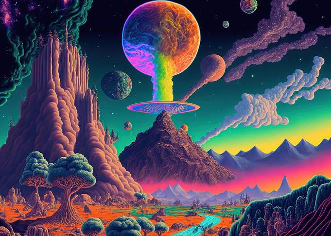 psychedelic nature